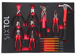 Werkstattwagen für Werkzeuge MECHANIC TROLLEY KEVIN 326, 7 Schubladen, 326-teiliges Werkzeugset