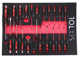 Werkstattwagen für Werkzeuge MECHANIC TROLLEY KEVIN 326, 7 Schubladen, 326-teiliges Werkzeugset