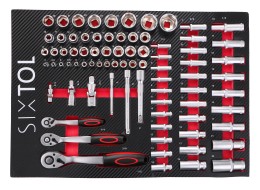 Werkstattwagen MECHANIC TROLLEY KEVIN RED 182, 7 Schubladen, 182-tlg. Werkzeug