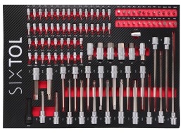 Werkstattwagen MECHANIC TROLLEY KEVIN RED 253, 7 Schubladen, 253-tlg. Werkzeug