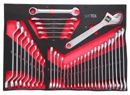 Werkstattwagen MECHANIC TROLLEY KEVIN RED 253, 7 Schubladen, 253-tlg. Werkzeug