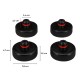 Satz Gummiauflagen für Wagenheber JACK PAD SET 4T für Tesla-Fahrzeuge, Zapfen 24 mm, 4 Stück