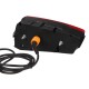 Leuchten-Set mit Kabel und 13-poligem Stecker für Fahrradträger E-BIKE PRO - Ersatzteil