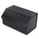 Kofferraum-Organizer CAR COMPACT LEATHER L, 2 Fächer, faltbar, mit Deckel