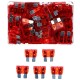 Satz Flachsicherungen fürs Auto MECHANIC FUSE SET 10A, 100 St.