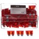 Satz Flachsicherungen fürs Auto MECHANIC FUSE SET 10A, 100 St.