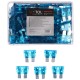 Satz Flachsicherungen fürs Auto MECHANIC FUSE SET 15A, 100 St.