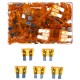 Satz Flachsicherungen fürs Auto MECHANIC FUSE SET 5A, 100 St.