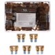 Satz Flachsicherungen für Kraftfahrzeuge MECHANIC FUSE SET 7,5A, 100ks