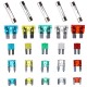 Satz Flach- und Glassicherungen für Kraftfahrzeuge MECHANIC FUSE SET 215
