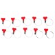 Schlauchschelle mit Flügelmutter MECHANIC CONNECT 32-44mm, 10 Stück