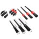 Set präziser Bürsten zur Autoreinigung CAR DETAILING BRUSH 6, 6-teilig