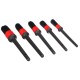Set weicher Präzisionsbürsten zur Autoreinigung CAR DETAILING BRUSH 5 SOFT, 5 Stück