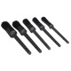 Set harter Präzisionsbürsten zur Autoreinigung CAR DETAILING BRUSH 5 HARD, 5 Stück