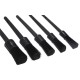 Set harter Präzisionsbürsten zur Autoreinigung CAR DETAILING BRUSH 5 HARD, 5 Stück