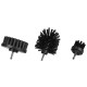 Bürstenset für Bohrmaschine zur Autoreinigung CAR DETAILING DRILL BRUSH 3 HARD, 3 Stück