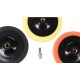 Set Polierpads/-schwämme mit Bohrmaschinenaufnahme für Autoreinigung CAR DETAILING PAD 3, 3 Stück