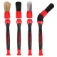 Set präziser Bürsten mit austauschbaren Aufsätzen zur Autoreinigung CAR DETAILING BRUSH 4