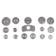 Bremskolbenrücksteller MECHANIC BRAKE SET BLACK 18, 18-teiliges Set