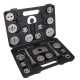 Bremskolbenrücksteller MECHANIC BRAKE SET BLACK 22, 22-teiliges Set