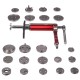 Pneumatischer Bremskolbenrücksteller MECHANIC BRAKE SET PNEU 23, Satz 23-tlg.