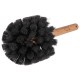 Runder Bürste zur Reinigung der Karosserie von Fahrrad oder Motorrad CAR DETAILING WOOD BRUSH 1