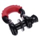 Offroad-Schäkel mit Gummischutz CAR SHACKLE 1, Tragkraft 4,75 t