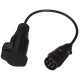 Kabeladapter für Anhängersteckdose TRAILER CABLE 1, 7-13polig, 50 cm