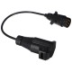 Kabeladapter für Anhängersteckdose TRAILER CABLE 1, 7-13polig, 50 cm