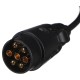 Kabeladapter für Anhängersteckdose TRAILER CABLE 1, 7-13polig, 50 cm