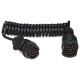 Verbindungs-Spiralkabel für Anhängerstecker TRAILER CABLE 4, 13-13polig, 3 m