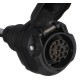 Kabeladapter für Anhängersteckdose TRAILER CABLE 5, von 13-polig auf 7-polig N+S, 35 cm