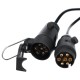 Verlängerungskabel 7-polig - Anhängersteckdose + Stecker TRAILER CABLE 7, 12V, 5m
