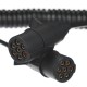 Spiralkabel 7-polig Typ N TRAILER CABLE 11, Kunststoffstecker, 24V, 3,5 m