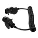Verbindungsspiralkabel EBS 7-polig TRAILER CABLE 14, 24V, 3,5m