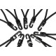 Set von Spanngummis mit Kunststoffhaken CARGO CORD SET 2, 20 cm, 10 Stk