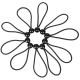 Set von Spanngummis mit Kugelverschluss CARGO CORD SET 3, 15 cm, 10 Stk