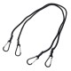 Gummispannbänder/Gummizüge CARGO CORD CARABINER 100, 100 cm, 2 Stk