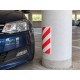 Selbstklebender Schaumstoff-Pfostenschutz für die Garage CAR PARK GUARD POLE 1, 18 x 38 x 1,5 cm, 2