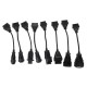 Komplettes OBD-II-Adapterset für Lkw MECHANIC CABLE SET 2, 8 Stück