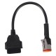 OBD-II-Adapter 6-polig für Harley-Davidson-Motorräder MECHANIC CABLE 21