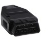 OBD-II-Stecker mit 16 Pins zur Montage eines eigenen Kabels MECHANIC CABLE 29, schwarz