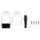 OBD-II-Stecker mit 16 Pins zur Montage eines eigenen Kabels MECHANIC CABLE 30, transparent