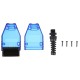 OBD-II-Stecker mit 16 Pins zur Montage eines eigenen Kabels MECHANIC CABLE 31, blau