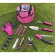 Gartengeräte-Set GARDEN PINK 10