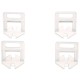 Satz Nivellierspangen LEVEL SYSTEM T-HOLD 1mm, 1000 Stk.