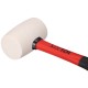 Gummihammer TPR HAMMER 220, weiß, 220 g, 285 mm
