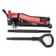 Fahrbarer hydraulischer Wagenheber Heavy-Duty 3 t niedrigprofilig mit Pedal SX JACK PEDAL 3T BLACK