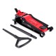 Fahrbarer hydraulischer Wagenheber Heavy-Duty 4 t niedrigprofilig mit Pedal SX JACK PEDAL 4T BLACK