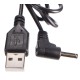 Ersatz-USB-Netzkabel DC-Jack 3,5x1,35 mm für Diffusoren Flower und Ball